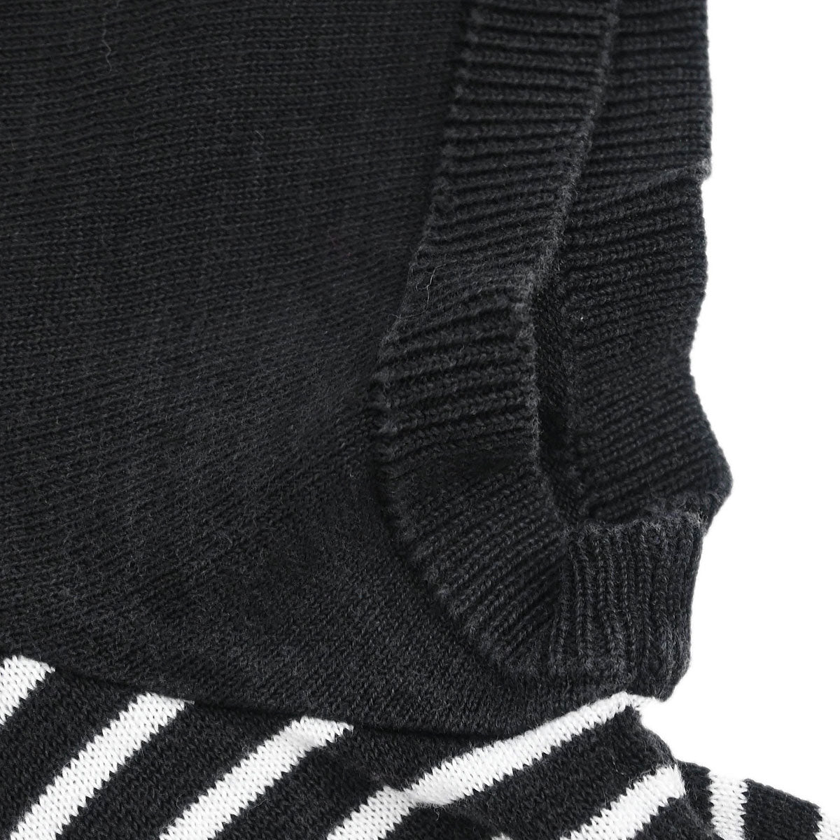 Chanel Short Sleeve Polo Shirt Top Black #42