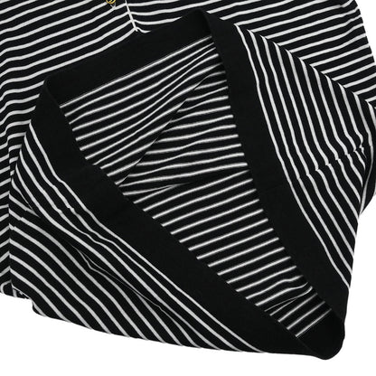 Chanel Short Sleeve Polo Shirt Top Black #42
