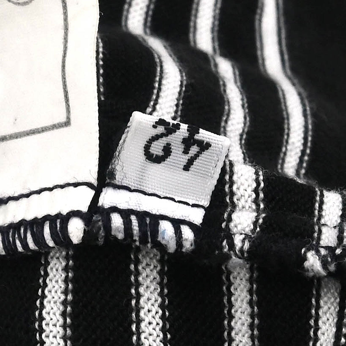 Chanel Short Sleeve Polo Shirt Top Black #42