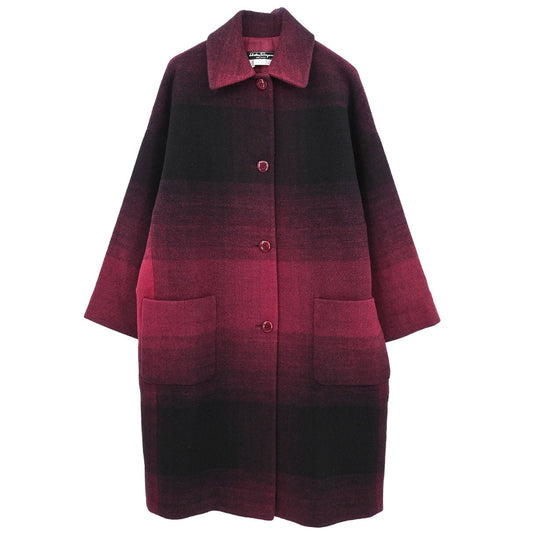 Salvatore Ferragamo Coat Bordeaux #42