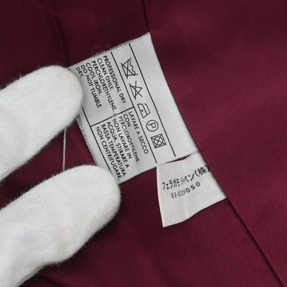 Salvatore Ferragamo Coat Bordeaux #42