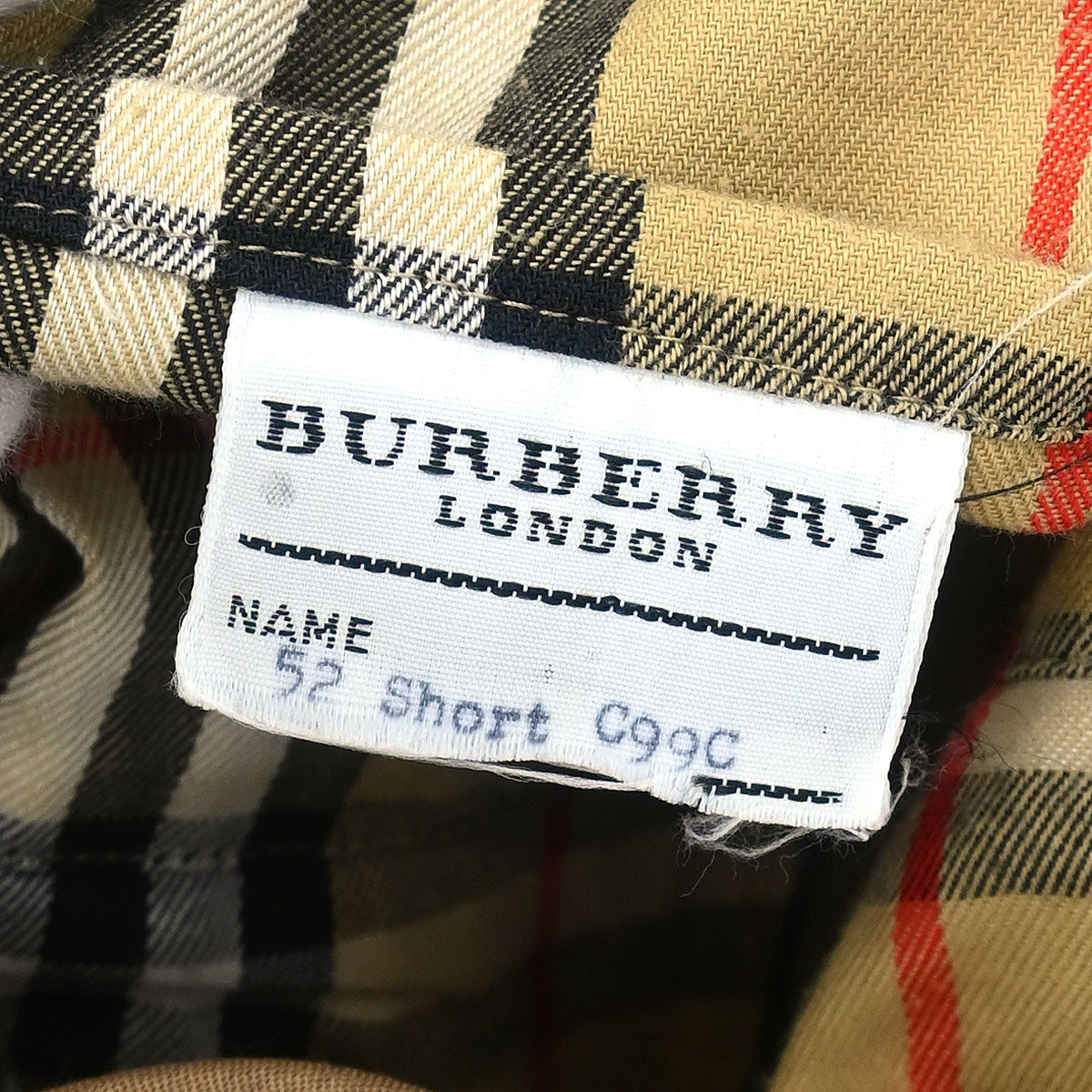 Burberry Trench Coat Khaki Short #52