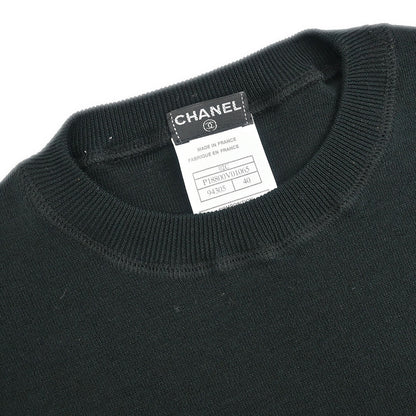 Chanel 2002 Short Sleeve T-shirt Top Black #40