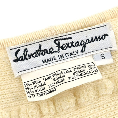 Salvatore Ferragamo Cardigan White #S