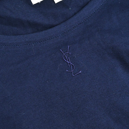 Yves Saint Laurent T-shirt Top Navy #L