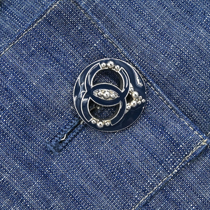 Chanel 2009 Denim Jacket Blue #34