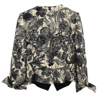 Christian Dior Collarless Jacket Black #36–38