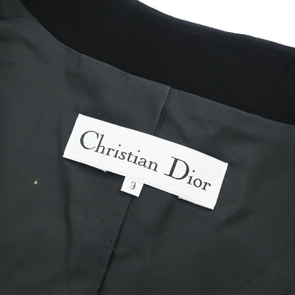 Christian Dior Collarless Jacket Black #36–38