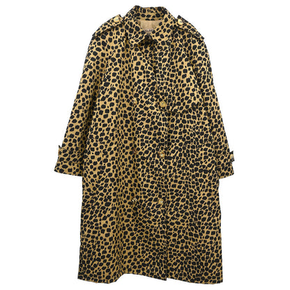 Celine Coat Leopard Brown