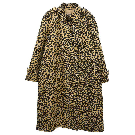 Celine Coat Leopard Brown