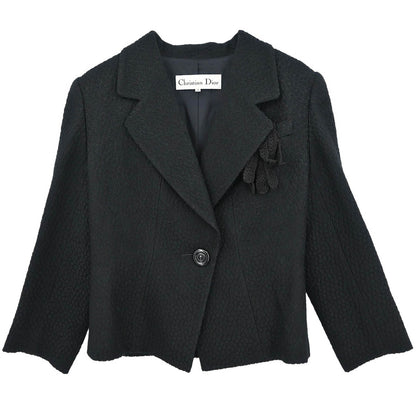 Christian Dior Single Breasted Jacket Black #36–38