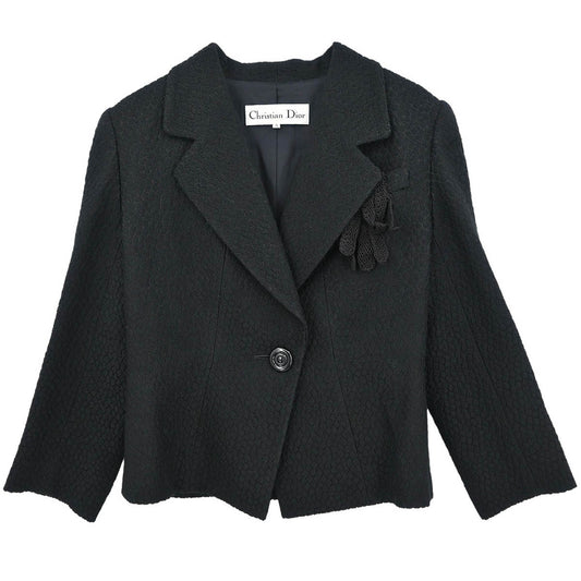 Christian Dior Single Breasted Jacket Black #36–38