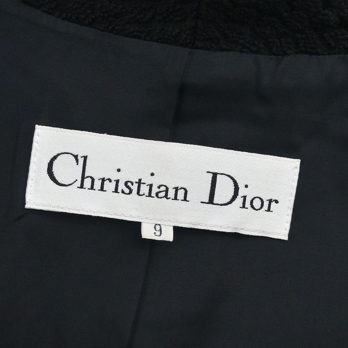 Christian Dior Single Breasted Jacket Black #36–38 – AMORE
