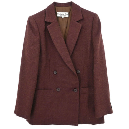 Christian Dior Double Breasted Jacket Brown #S
