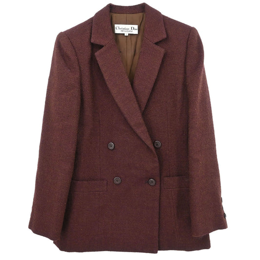 Christian Dior Double Breasted Jacket Brown #S