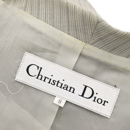 Christian Dior Single Breasted Jacket Light Gray #36–38