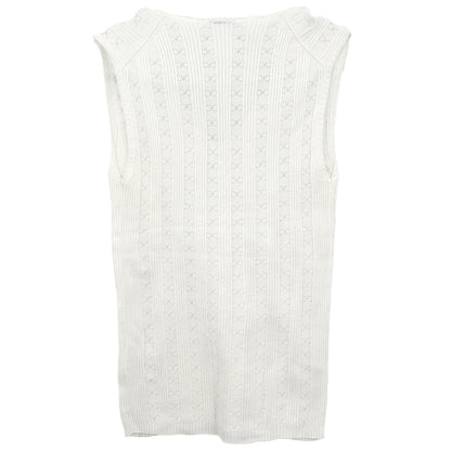 Chanel 2005 Sleeveless Tank Top White #38