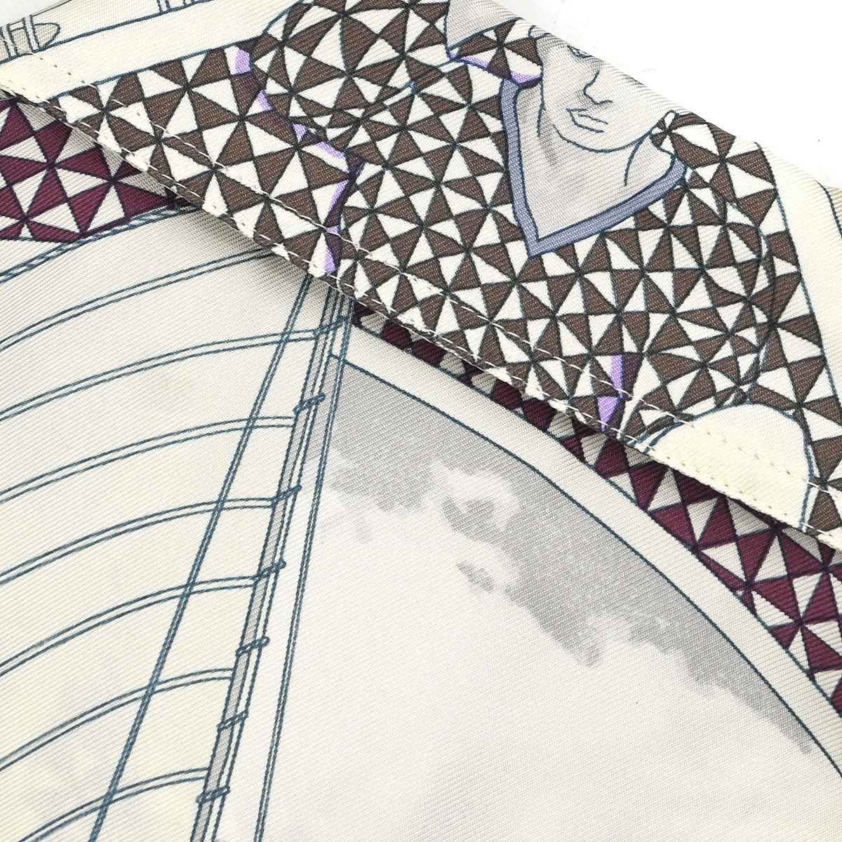 Hermes Sleeveless Shirt Top White #36