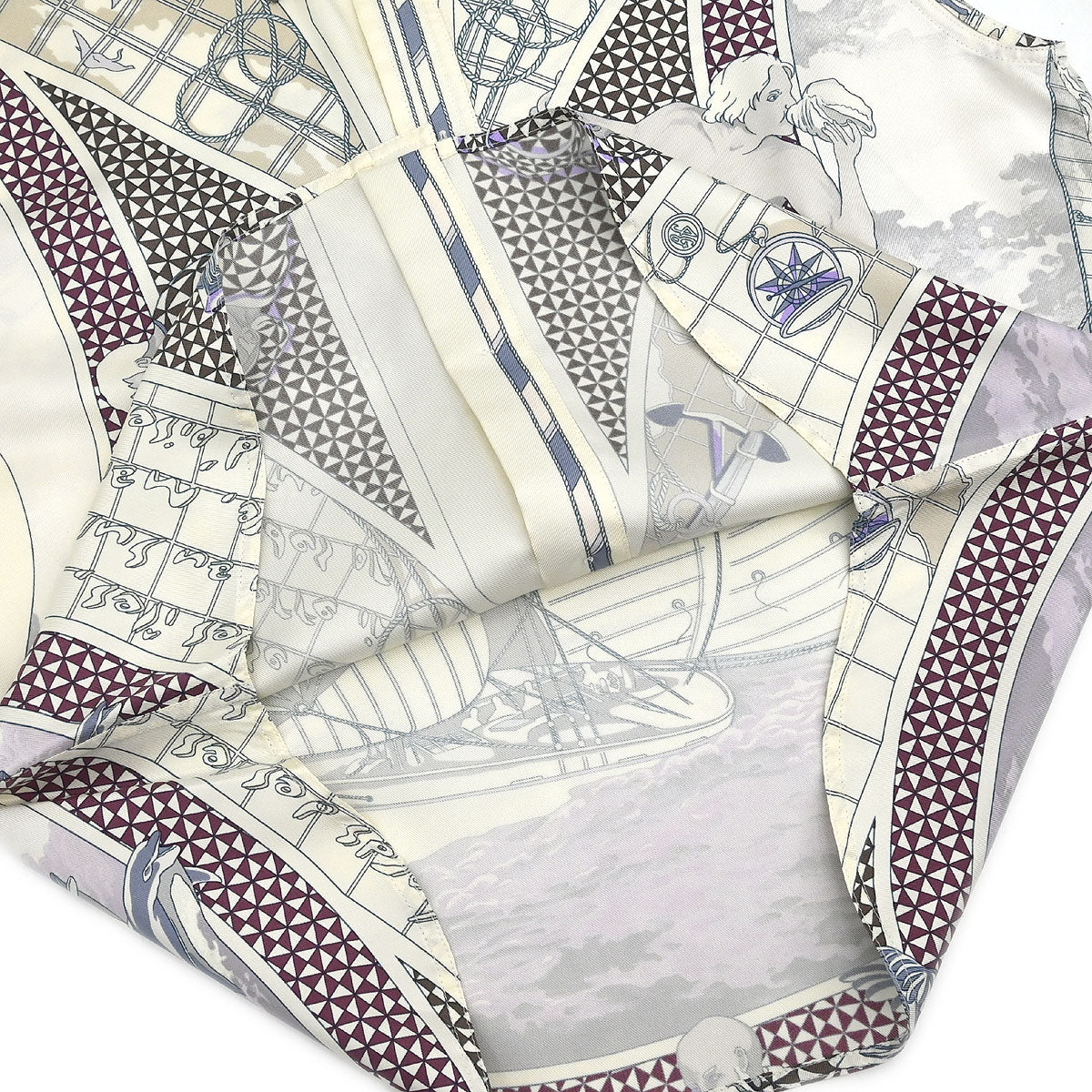 Hermes Sleeveless Shirt Top White #36