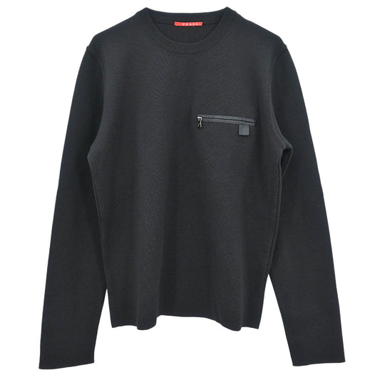 Prada Sport Sweater Top Black