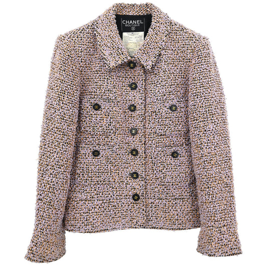 Chanel 1994 Single Breasted Jacket Purple #42