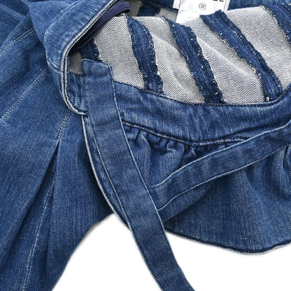 Chanel 2007 Denim Halter Dress Indigo #36