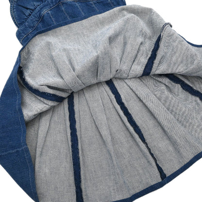 Chanel 2007 Denim Halter Dress Indigo #36