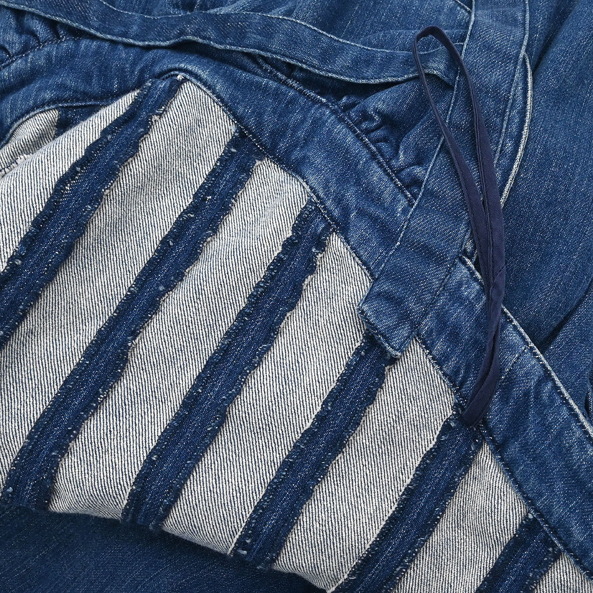 Chanel 2007 Denim Halter Dress Indigo #36
