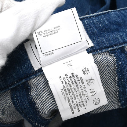 Chanel 2007 Denim Halter Dress Indigo #36