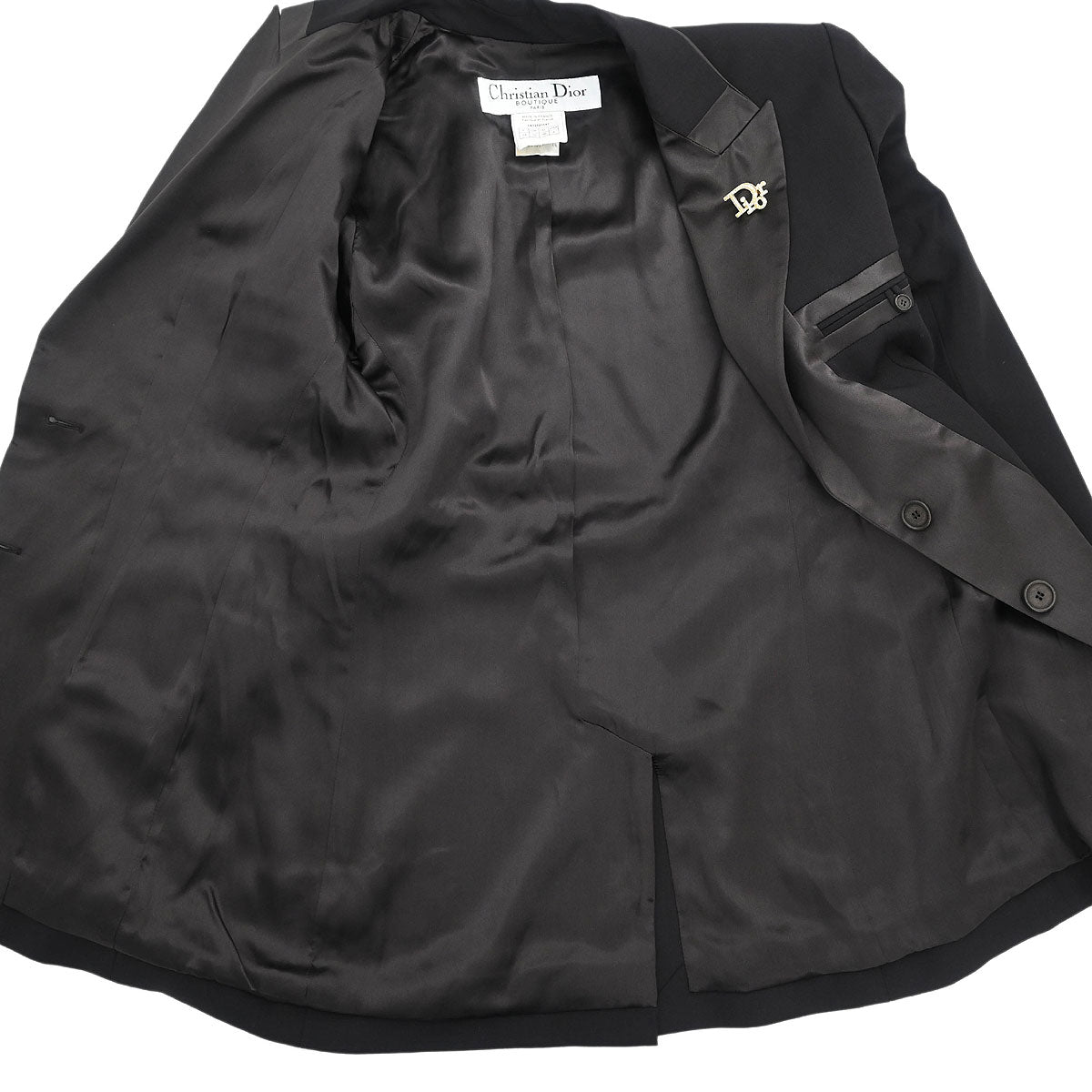 Christian Dior 2001 Single Breasted Jacket Black #38