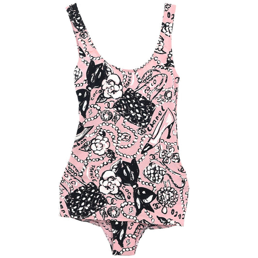 Chanel Swimwear Swimsuit Pink #34