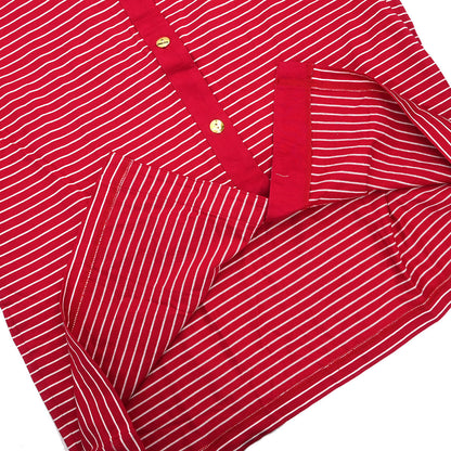 Yves Saint Laurent Short Sleeve Top Red #M