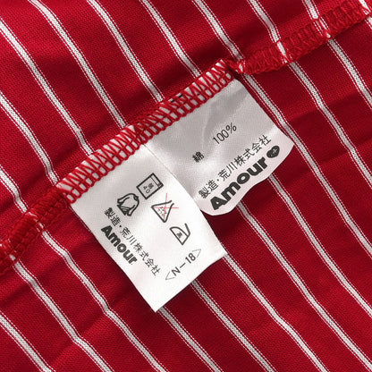 Yves Saint Laurent Short Sleeve Top Red #M