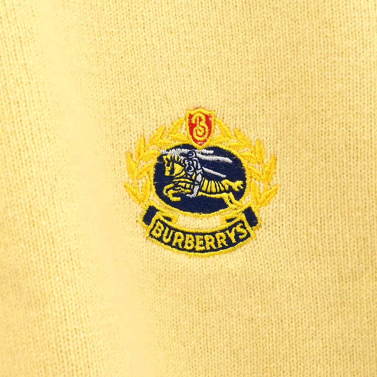 Burberrys Sweater Top Yellow M5 #40