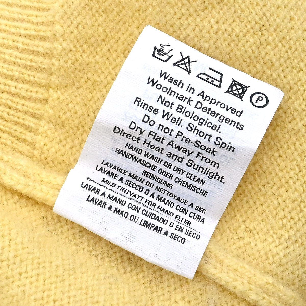 Burberrys Sweater Top Yellow M5 #40