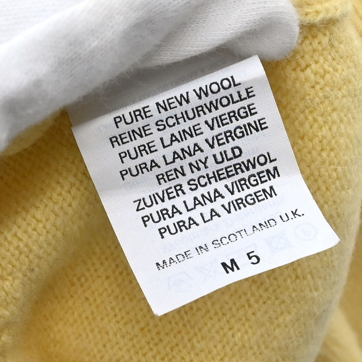 Burberrys Sweater Top Yellow M5 #40