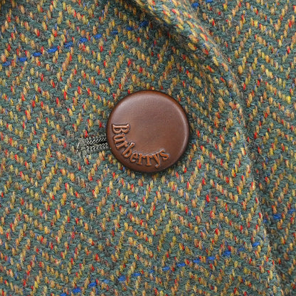Burberrys Single Breasted Jacket Dark Green #36–38