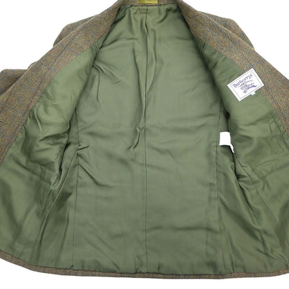Burberrys Single Breasted Jacket Dark Green #36–38