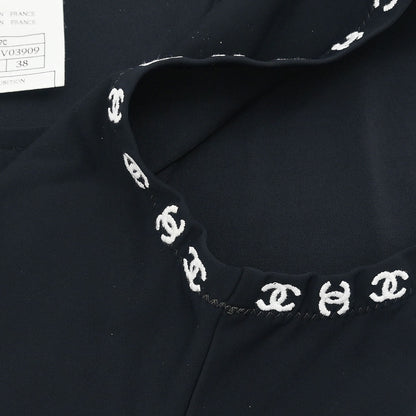Chanel 1997 Cropped Tank Top Black #38