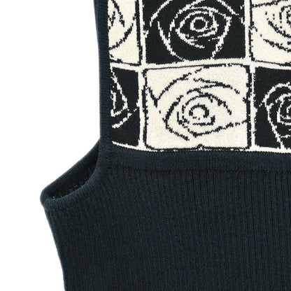 Chanel 2004 Sleeveless Tank Top Black #38