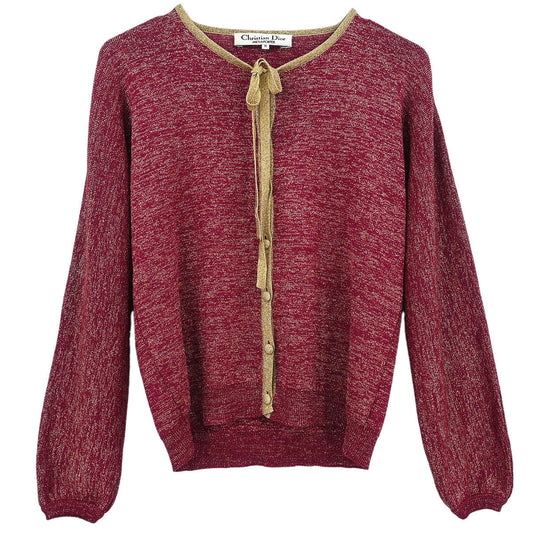 Christian Dior Cardigan Red #M