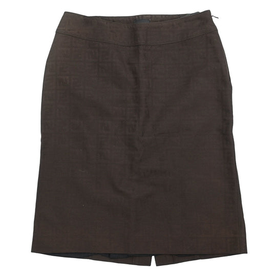 Fendi Zucca Skirt Brown #38