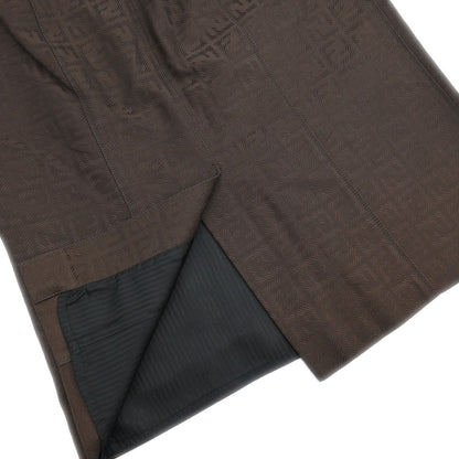 Fendi Zucca Skirt Brown #38