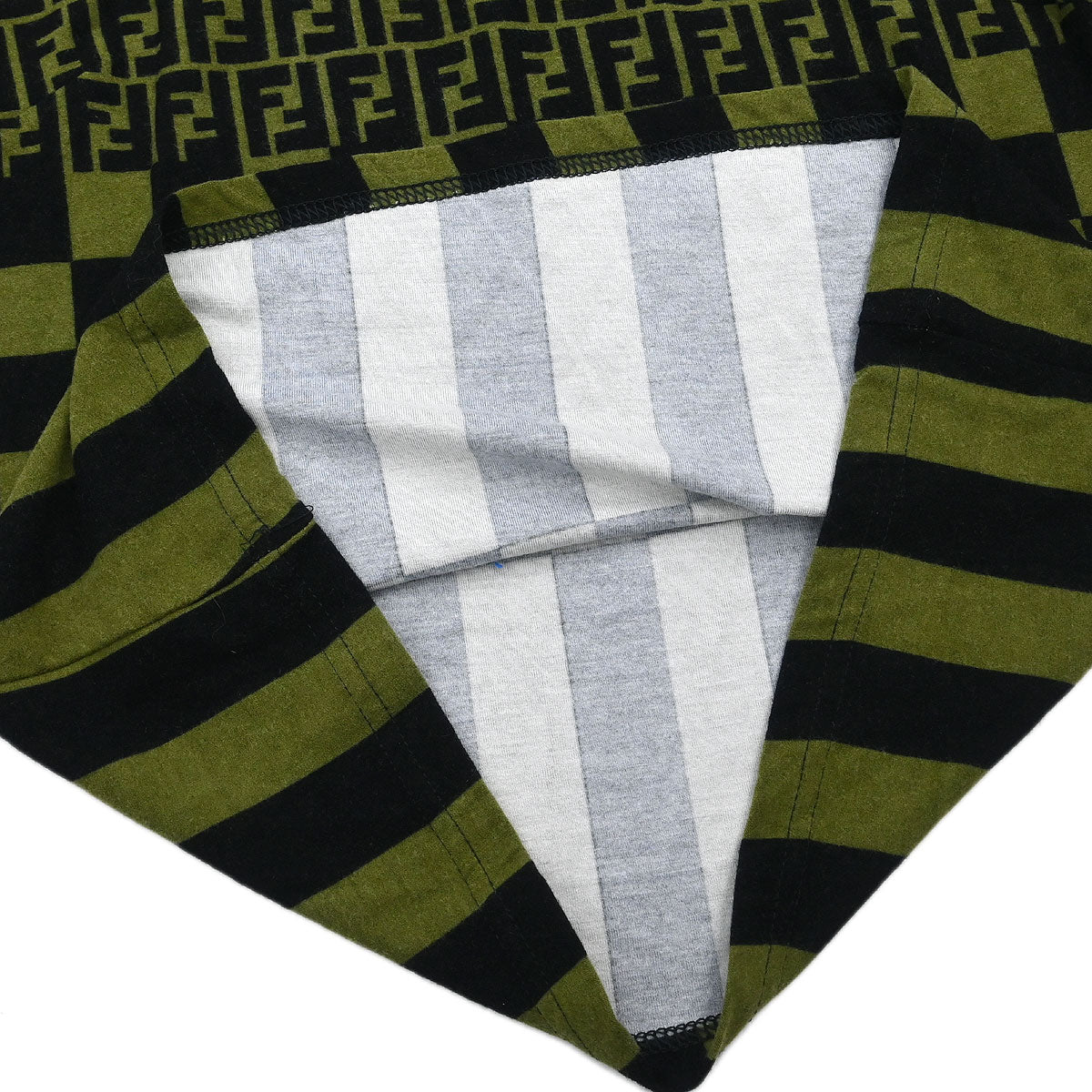 Fendi Polo Shirt Top Zucca Dark Green #44
