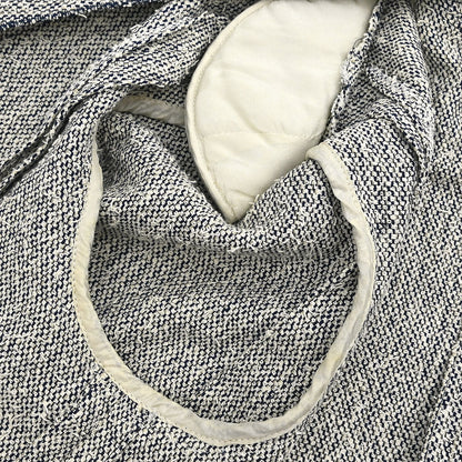 Chanel 1999 Single Breasted Jacket White Navy #40