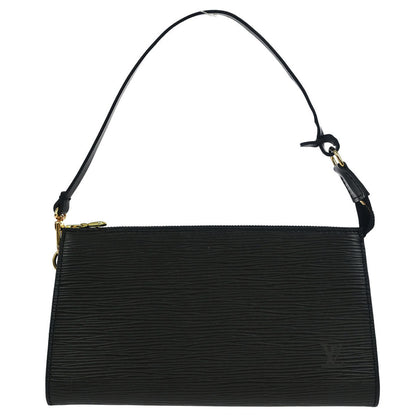 Louis Vuitton 1998 Black Epi Pochette Accessoires 21 Handbag M52942