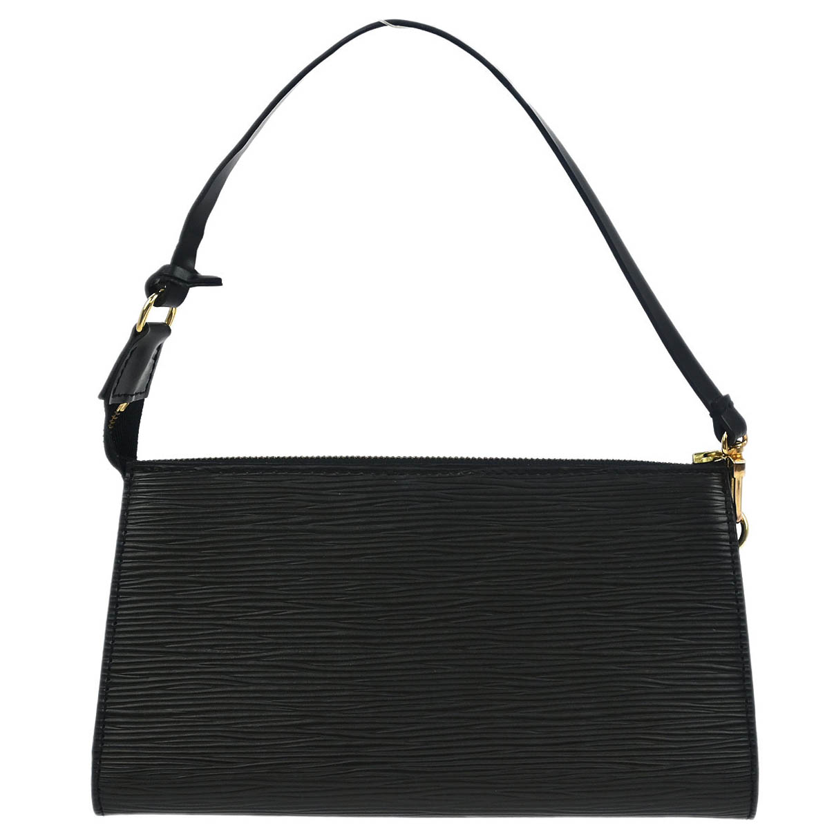 Louis Vuitton 1998 Black Epi Pochette Accessoires 21 Handbag M52942