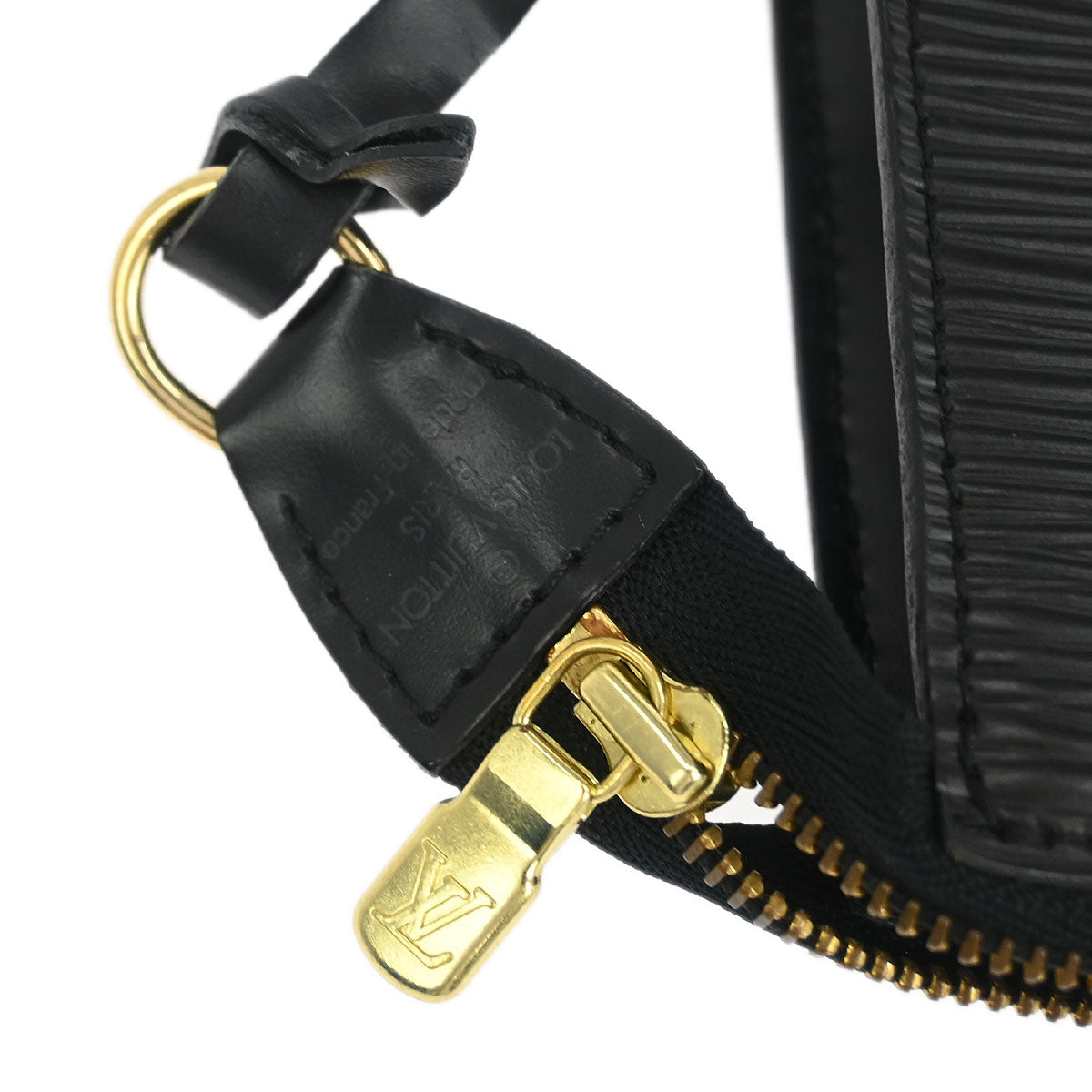 Louis Vuitton 1998 Black Epi Pochette Accessoires 21 Handbag M52942
