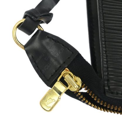 Louis Vuitton 1998 Black Epi Pochette Accessoires 21 Handbag M52942