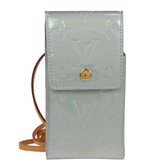 Louis Vuitton 2002 Vernis Greene Cigarette Case Shoulder Bag M91049